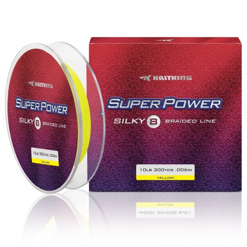 Plecionka Kastking Super Power SILKY8, YELLOW - 137m