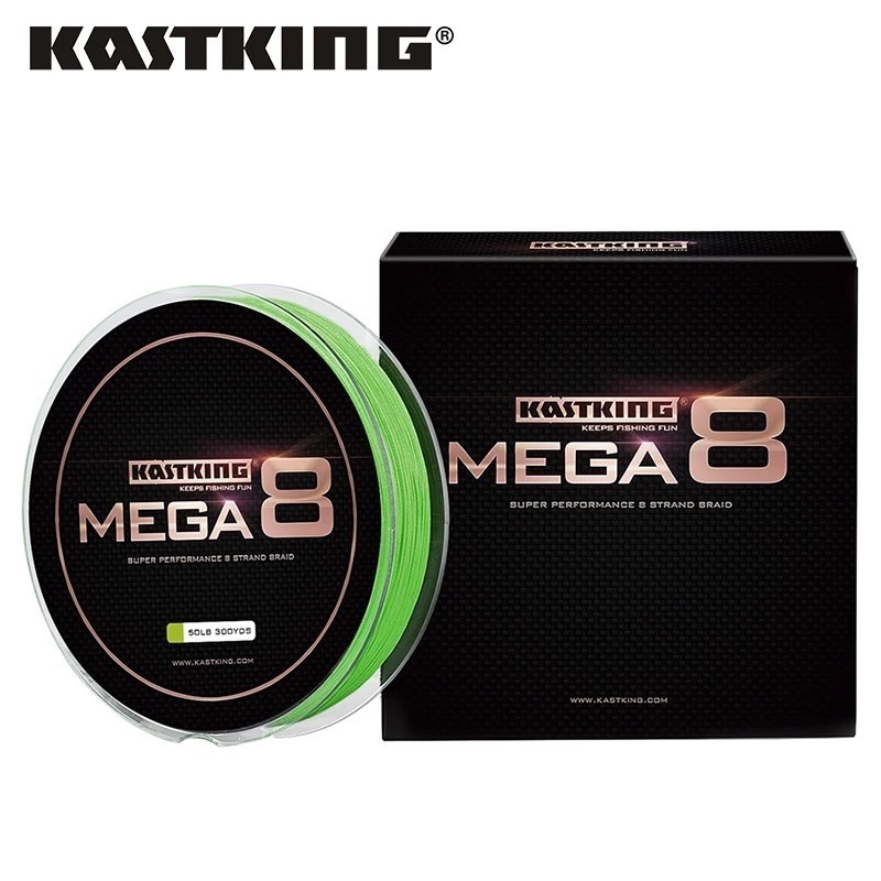 Plecionka Kastking Mega8, GREEN - 137m