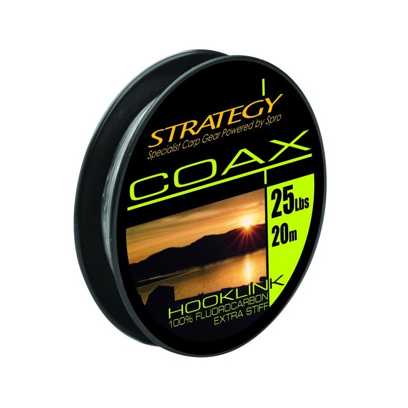 Plecionka Strategy coax 20m,25lb Crystal out2019