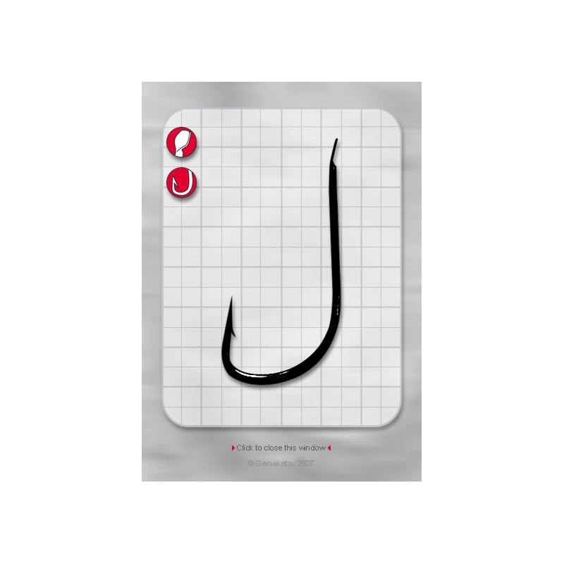 Haczyk Gamakatsu LS-1010B nr14 Brown 25szt