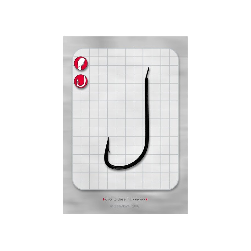 Haczyk Gamakatsu LS-1040R nr16 Red 25szt