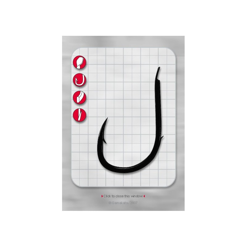 Haczyk Gamakatsu LS-3310G nr4 Gold 25szt