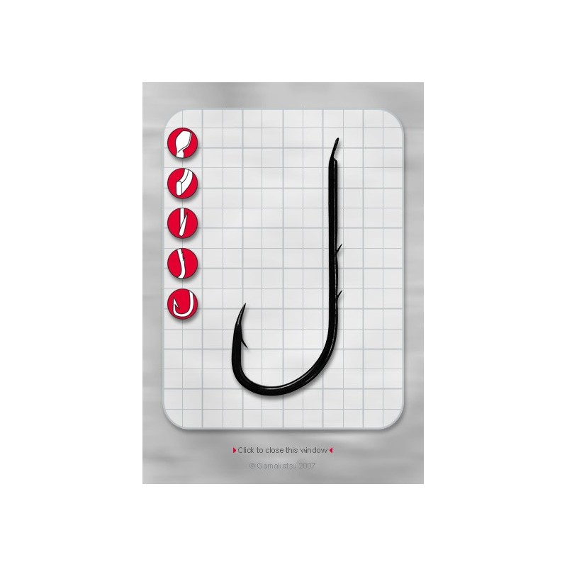 Haczyk Gamakatsu LS-5260R nr8 Red 25szt