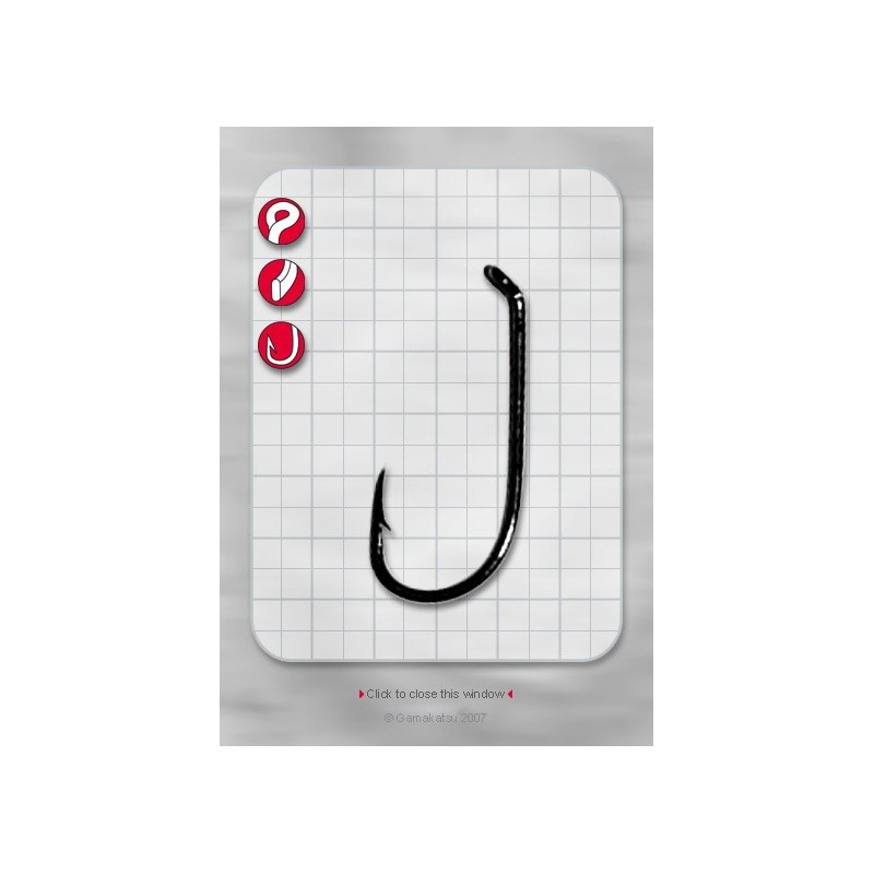 Haczyk Gamakatsu F11-2SH nr12 25szt