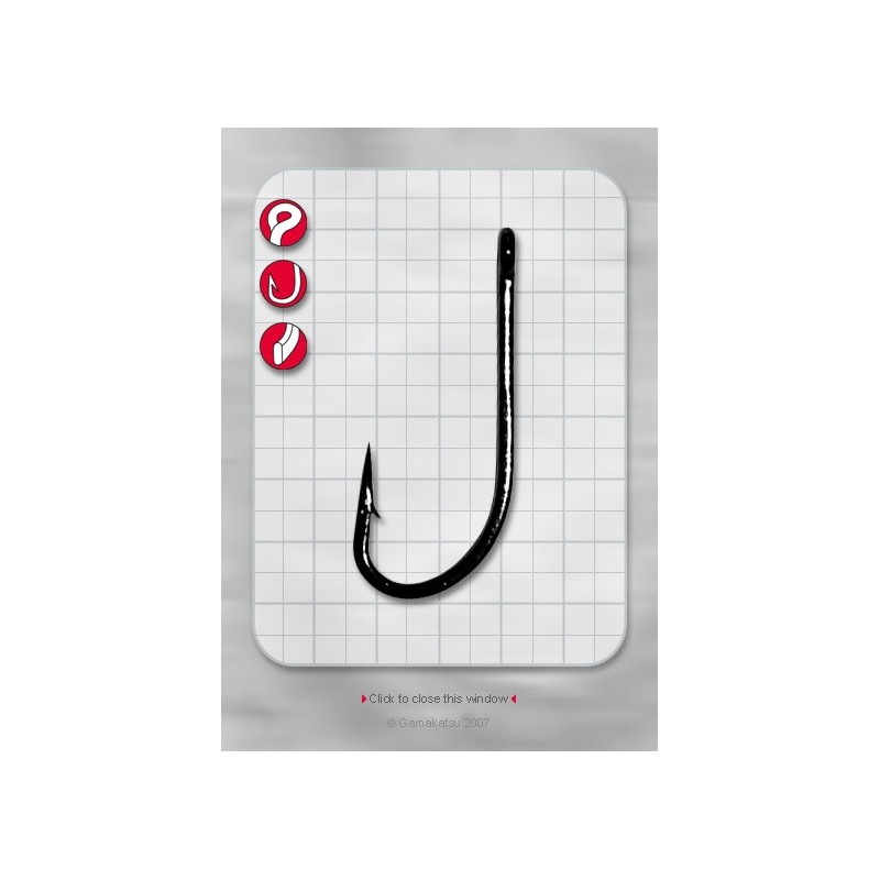 Haczyk Gamakatsu G-Carp Long Shank nr2 10szt out2019
