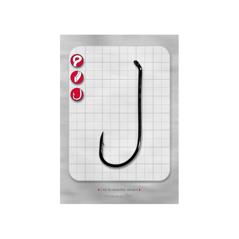 Haczyk Gamakatsu F11 N/L nr8, 12szt.