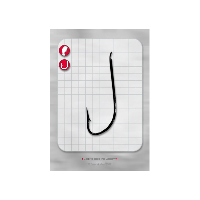 Haczyk Gamakatsu LS-1050N nr18 Nickel 25szt