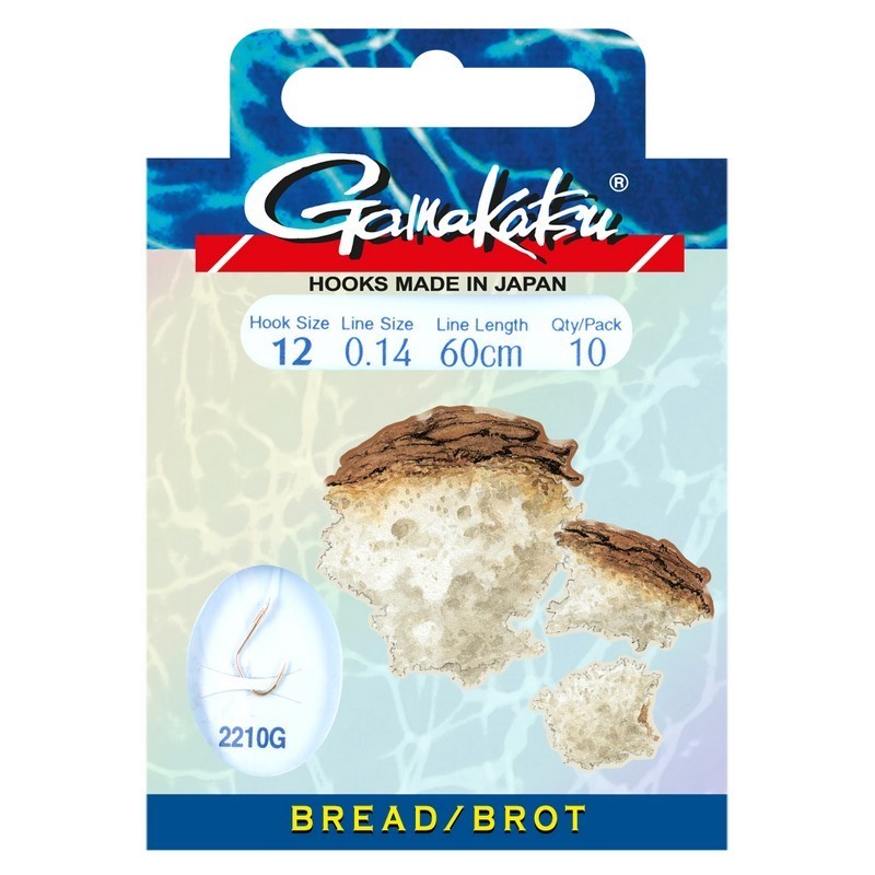 Haczyk Gamakatsu BKS-2210G nr8 0,18mm 45cm Bread 10szt